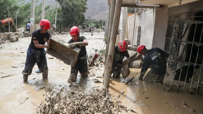 فيديو - 85 قتيلا و47 ألف مشرّد جراء الأمطار الغزيرة في بيرو