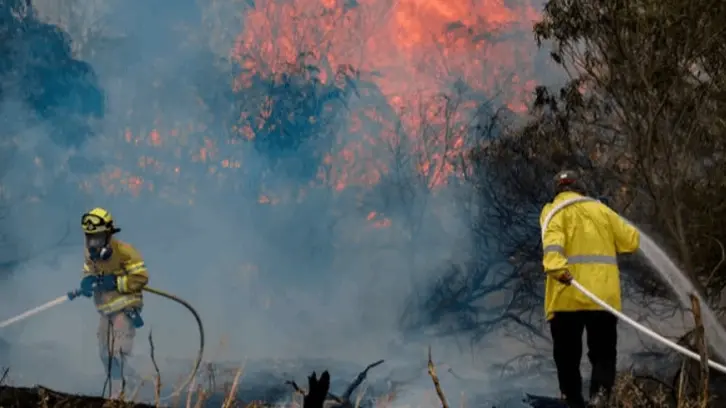 رجال الإطفاء يكافحون حرائق هائلة في القدس