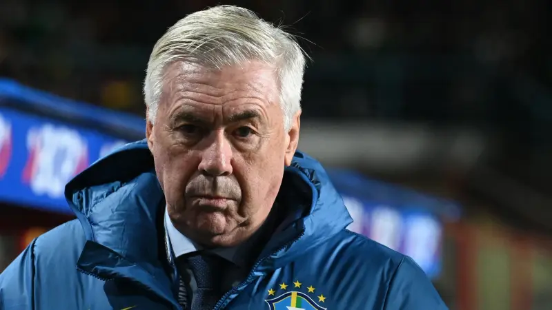 البرازيل تبدأ المفاوضات مع أنشيلوتي للتمديد لما بعد مونديال 2026