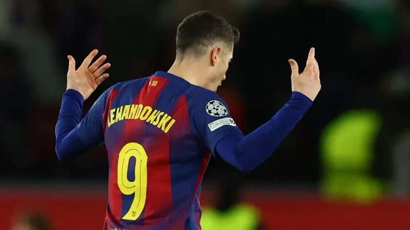 صدمة لجماهير برشلونة.. غياب ليفاندوفسكي عن مواجهة أتليتكو مدريد