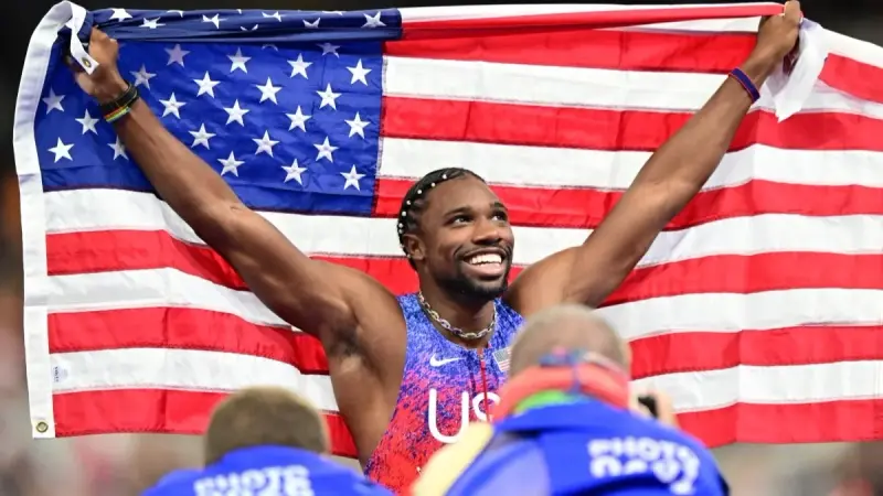 أولمبياد باريس 2024 - الأميركي نواه لايلز أسرع رجل في العالم