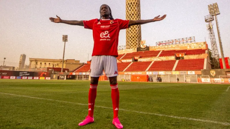 رسميا.. الأهلي يعلن صفقته الـ6 ويدعم هجومه بالأنغولي يلسن كامويش