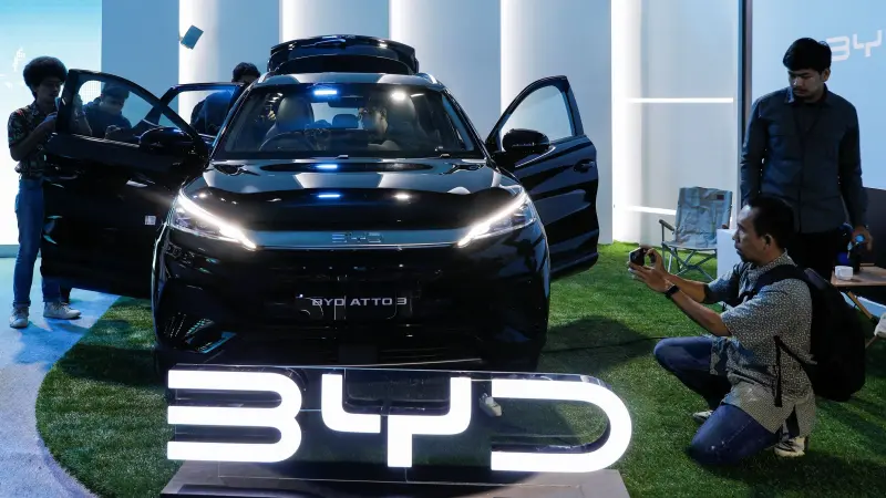 "بي واي دي" الصينية تسيطر على سوق السيارات الكهربائية بخطى ثابتة
