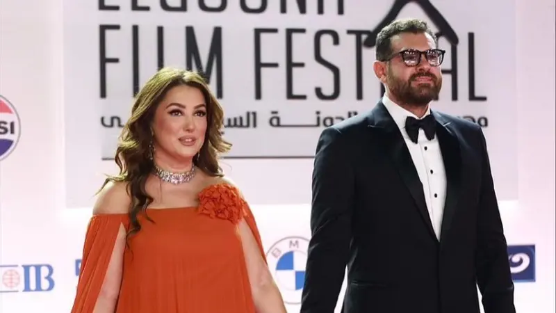 صور - المشاهير يتوافدون على سجادة ختام مهرجان الجونة في دورته الـ8