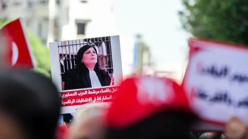 بعد منعها من الترشح للانتخابات الرئاسية التونسية.. عبير موسي تضرب عن الطعام