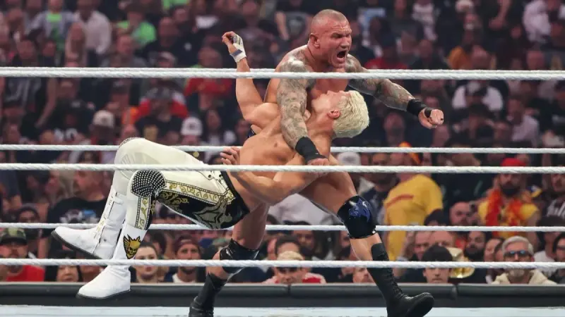 نتائج الليلة 1 من عرض "راسلمينيا WrestleMania 42" 2026 في حضور جون سينا واحتفال رونالدو.. من هم الأبطال الجدد؟