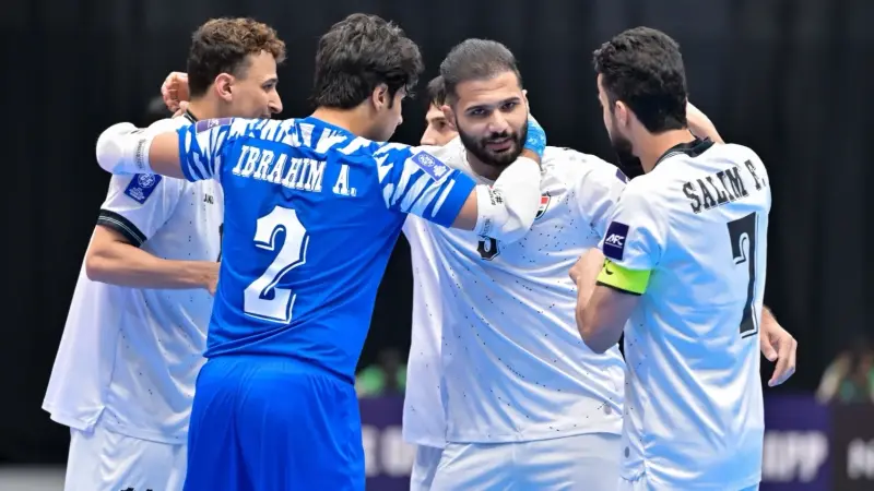 موعد مباراة العراق وإيران في نصف نهائي كأس آسيا للفوتسال 2026 والقنوات الناقلة
