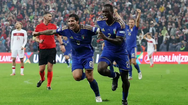 نتيجة وملخص أهداف مباراة إيطاليا ضد تركيا اليوم في دوري الأمم الأوروبية