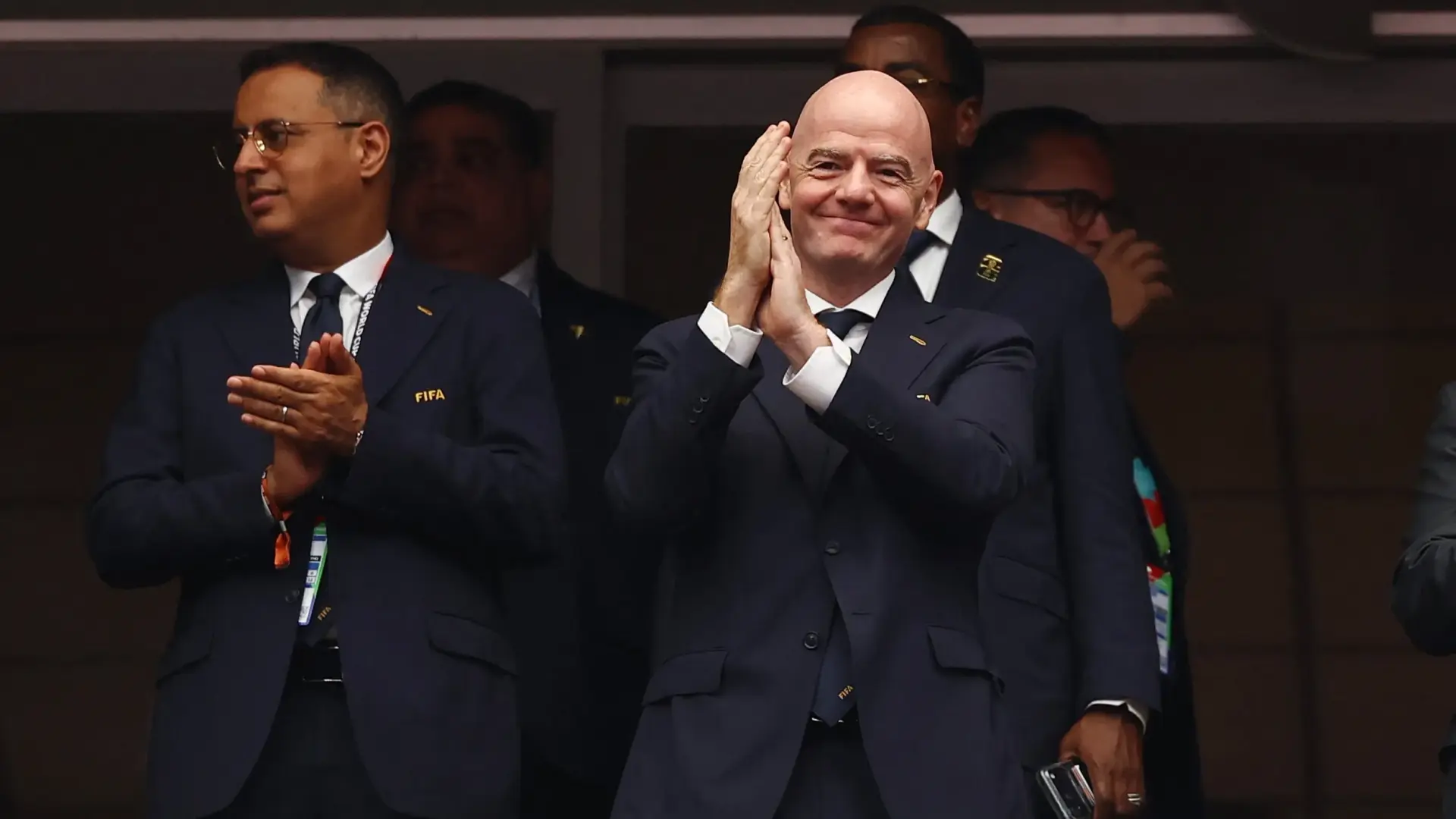 جياني إنفانتينو رئيس الاتحاد الدولي لكرة القدم (أ ف ب) جياني إنفانتينو رئيس الاتحاد الدولي لكرة القدم (أ ف ب)