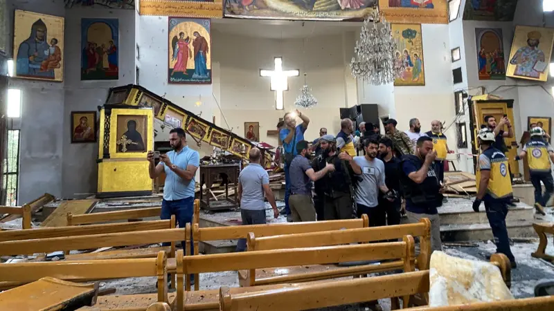 البطريركية الأرثوذكسية في سوريا تعلّق على تفجير كنيسة مار إلياس