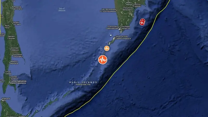 زلزال يضرب منطقة جزر الكوريل في روسيا.. هذه قوته