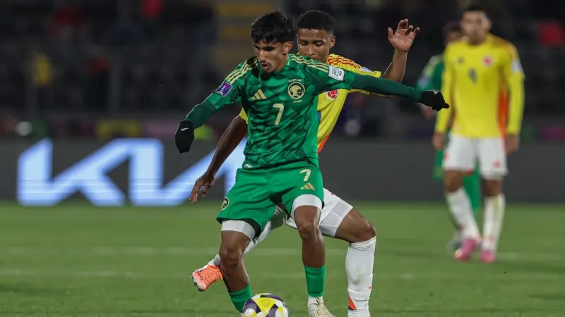 كأس العالم للشباب - المنتخب السعودي يستهل مشواره بخسارة أمام كولومبيا