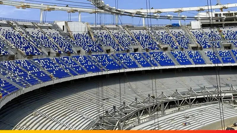 صور ملعب طنجة.. مشروع هندسي فريد يضع المغرب على خريطة الابتكار الرياضي