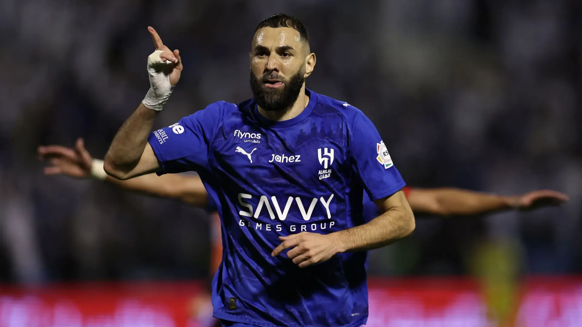 كريم بنزيما سجل 9 أهداف بقميص الهلال السعودي (رويترز) كريم بنزيما سجل 9 أهداف بقميص الهلال السعودي (رويترز)