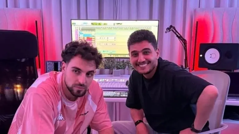 سانت ليفانت ومحمد عساف يجتمعان في عمل فني جديد (فيسبوك) سانت ليفانت ومحمد عساف يجتمعان في عمل فني جديد (فيسبوك)