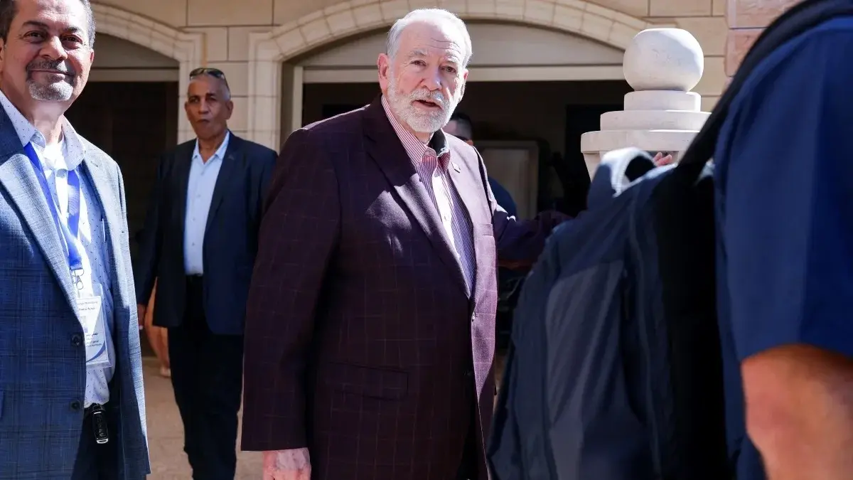 السفير الأميركي: لا تهجير للفلسطينيين من قطاع غزة (أ ف ب) السفير الأميركي: لا تهجير للفلسطينيين من قطاع غزة (أ ف ب)