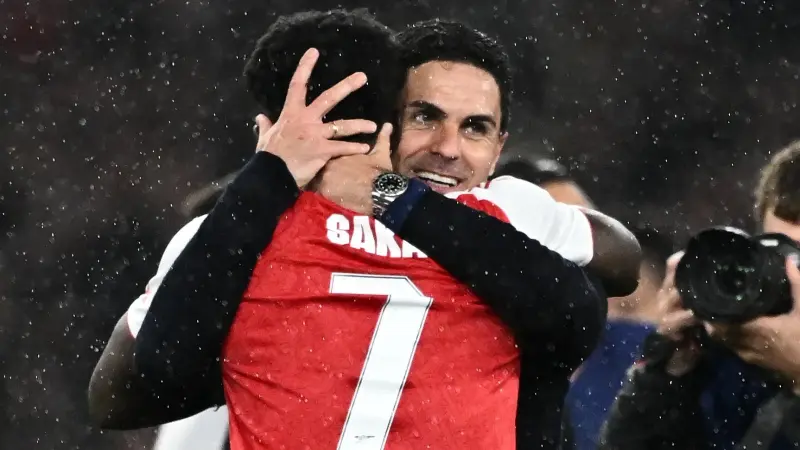 متغنيًا بساكا.. أرتيتا: هذا ما يعنيه تأهل أرسنال لنهائي دوري الأبطال