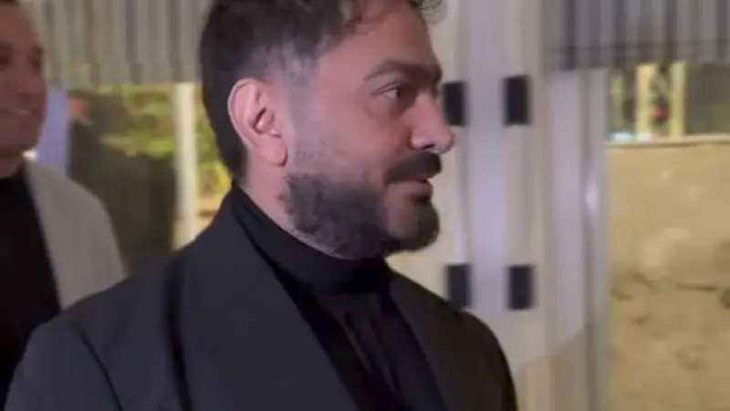 صور - أول ظهور لتامر حسني بعد أزمته الصحية