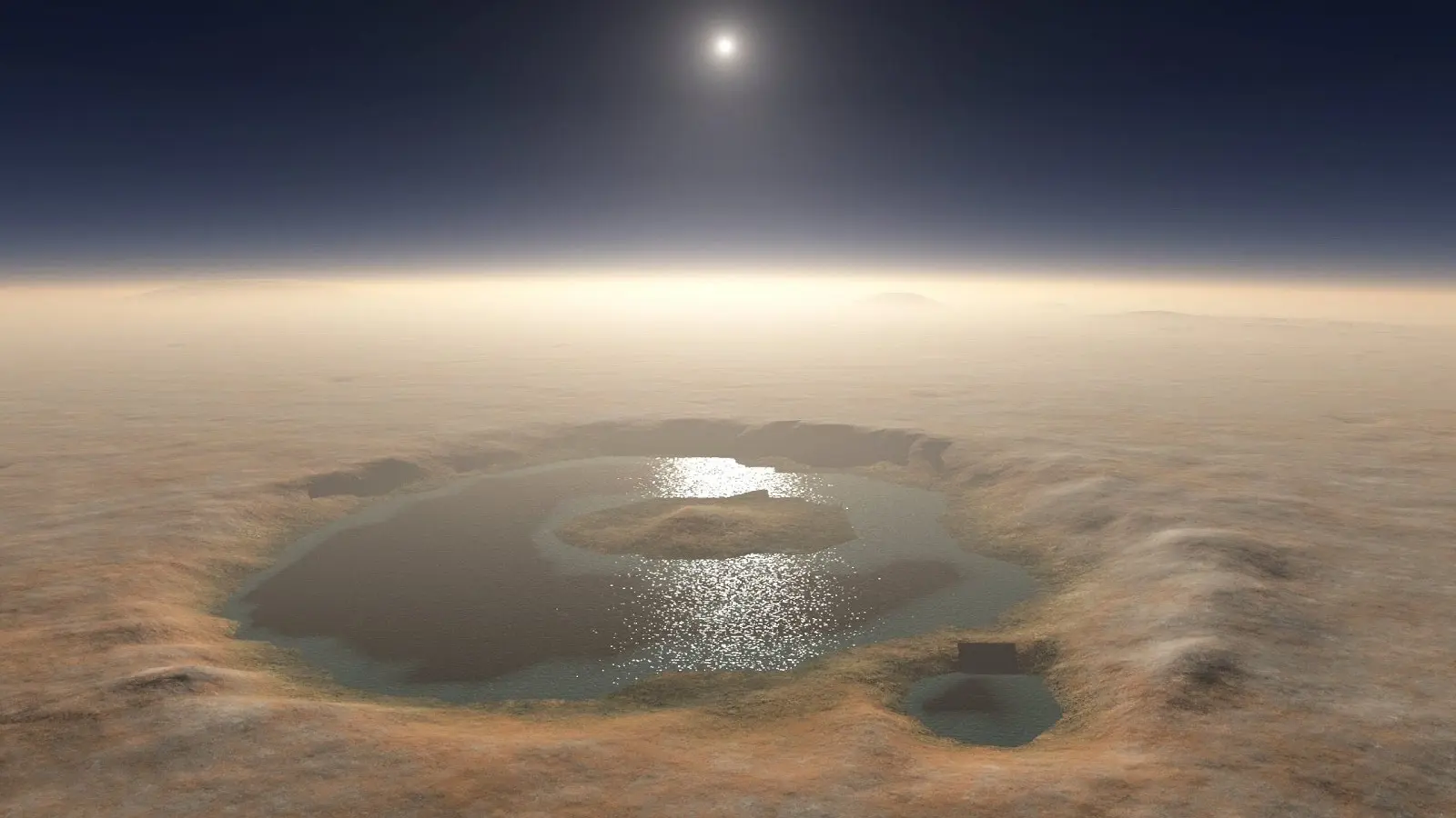 صخور المريخ تروي قصة 3 عصور من المياه صخور المريخ تروي قصة 3 عصور من المياه