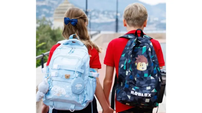 بحقيبة "روبلوكس" و"لابوبو".. ولدا الأمير ألبرت يعودان إلى المدرسة