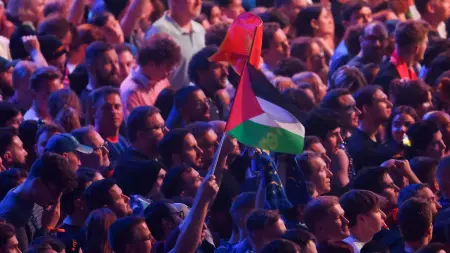 صور - إسرائيل تتأهل لنهائي مسابقة "يوروفيجن" بفيينا وسط أجواء متوترة بسبب غزة