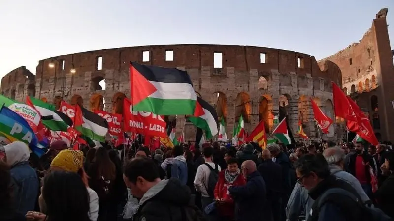 فيديو - غضب في إيطاليا بعد اعتراض إسرائيل لأسطول الصمود