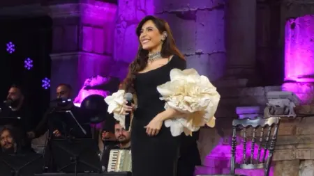 فيديو - عبير نعمة من جرش: أقف باسم لبنان وأحمل إليكم كل الحب والسلام