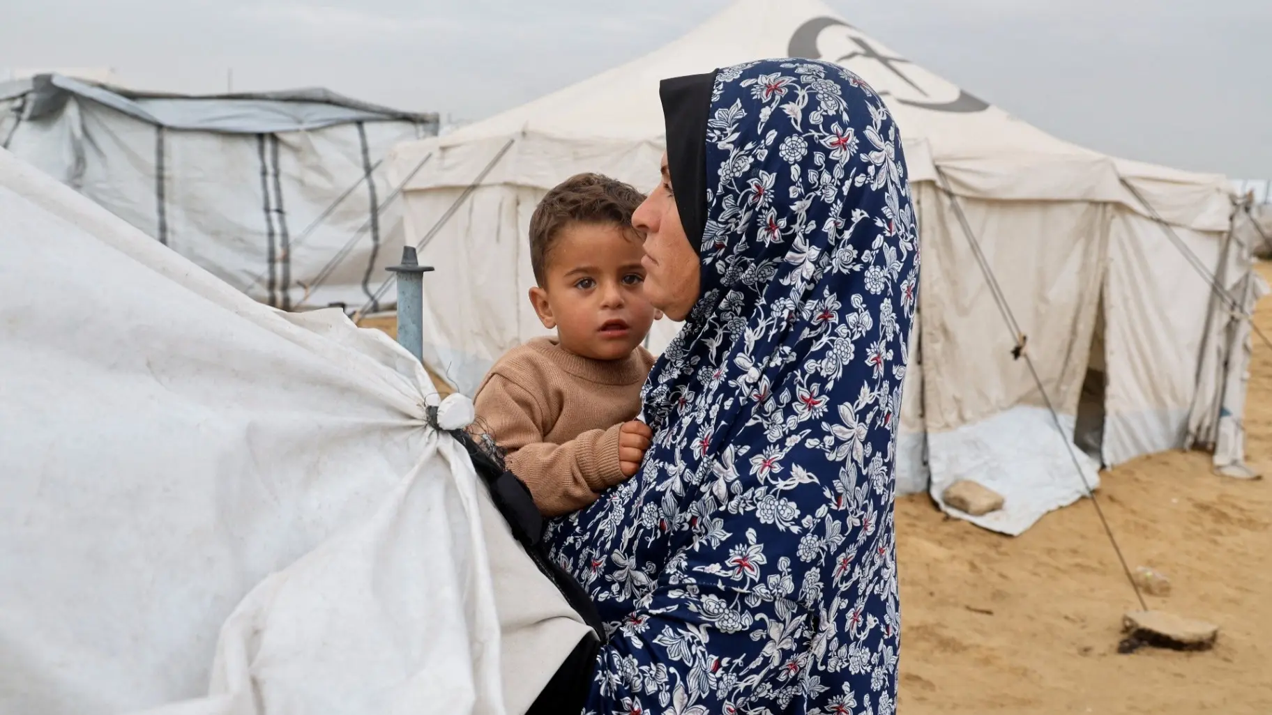 عاجل - عاصفة رملية على غزة تتسبب في تطاير خيام لا تقوى على مواجهة الرياح 