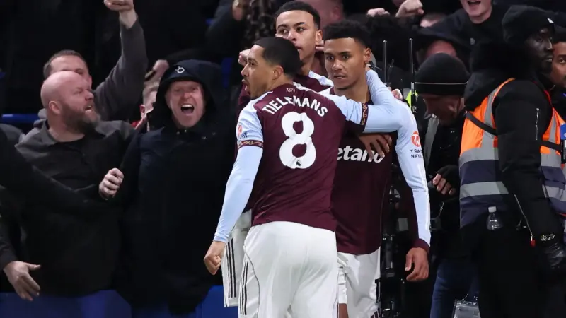 الدوري الإنجليزي - قطار أستون فيلا يدهس تشيلسي ويصل لمحطته الـ11