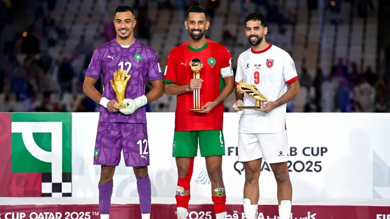 جدول ترتيب هدافي كأس العرب 2025.. سيطرة أردنية مغربية