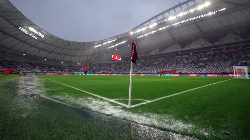 إلغاء مباراة الإمارات والسعودية في كأس العرب بسبب هطول الأمطار