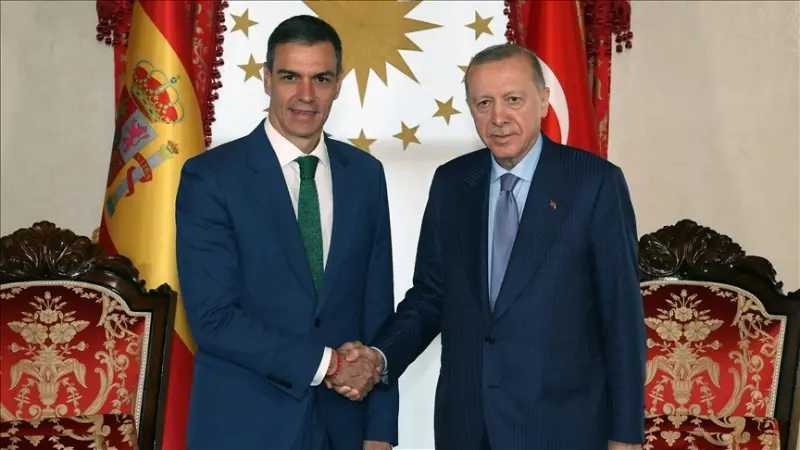 الرئيس التركي يؤكد لإسبانيا التزام أنقرة بوقف الهجمات الإسرائيلية على غزة