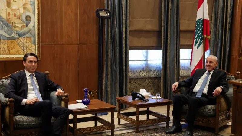 وصول المبعوث الأميركي الخاص آموس هوكستين إلى بيروت