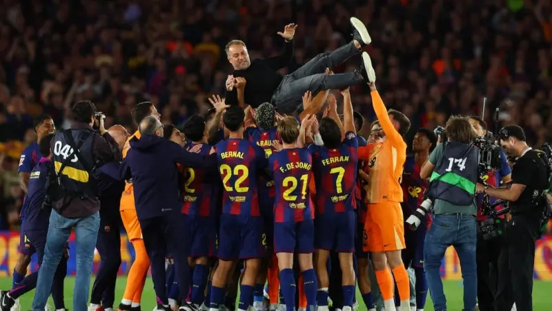 هل ينجح فليك في كسر عقدة برشلونة في دوري الأبطال؟