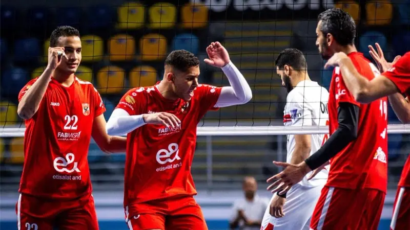 القنوات الناقلة لمباراة الأهلي والزمالك اليوم في الدوري المصري للكرة الطائرة مع الموعد