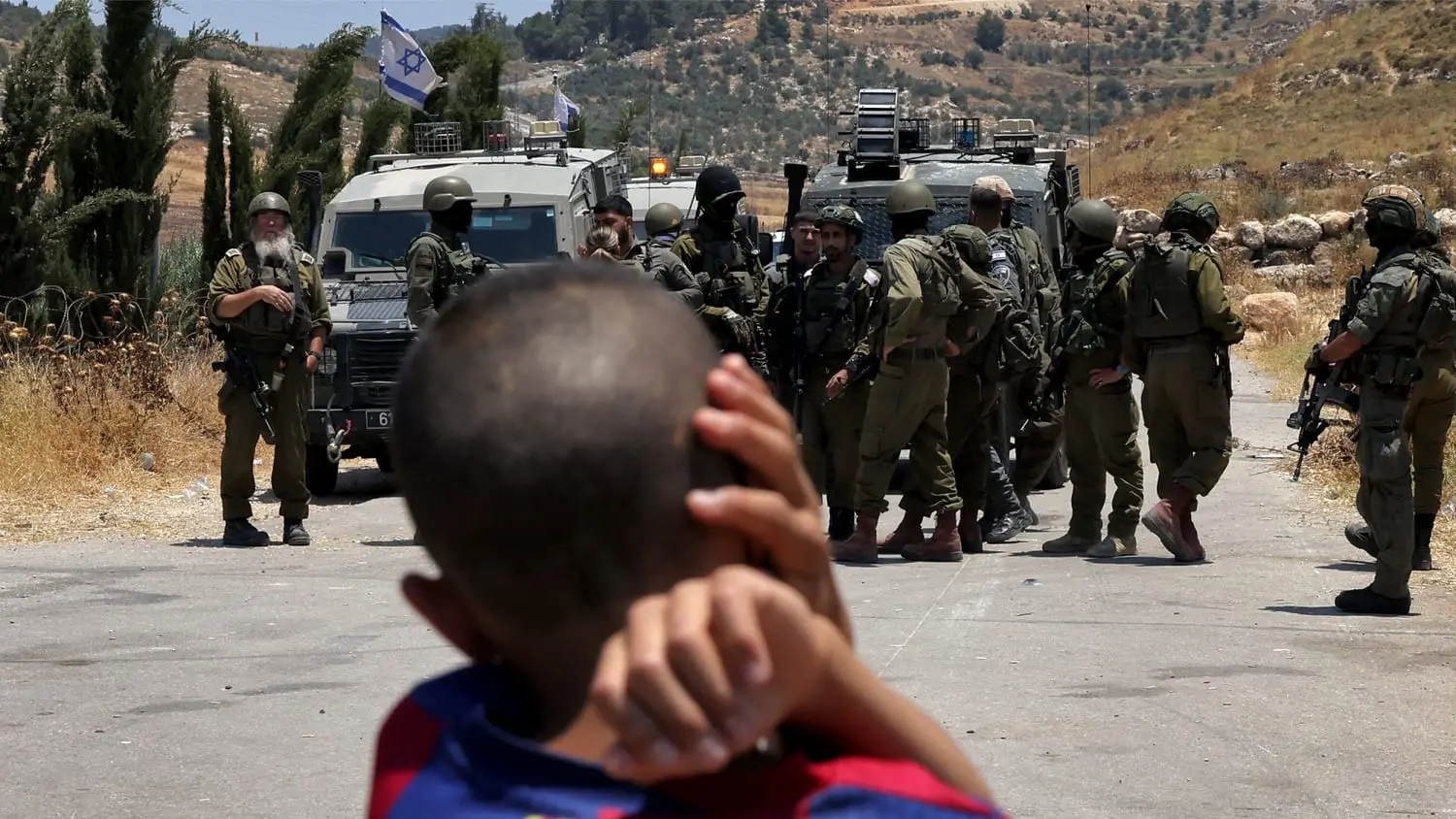 نادي الأسير: 350 طفلا فلسطينيا يواجهون التعذيب والتجويع في السجون الإسرائيلية (رويترز) نادي الأسير: 350 طفلا فلسطينيا يواجهون التعذيب والتجويع في السجون الإسرائيلية (رويترز)