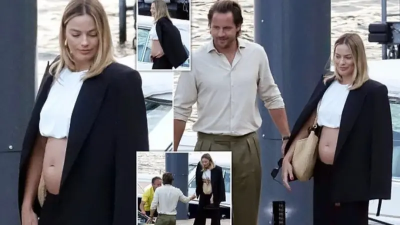 صور - بعد 8 سنوات زواج.. "باربي" حامل بطفلها الأوّل