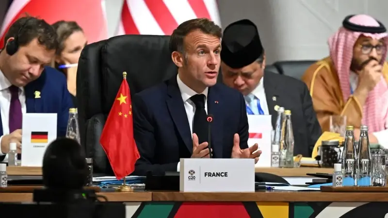 ماكرون: مجموعة الـ20 باتت غير قادرة على حل الأزمات