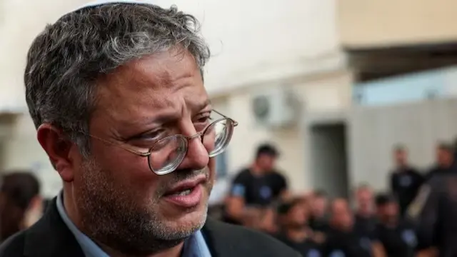 (رويترز) وزير الأمن القومي الإسرائيلي إيتمار بن غفير اقتحم حائط البراق (رويترز) وزير الأمن القومي الإسرائيلي إيتمار بن غفير اقتحم حائط البراق