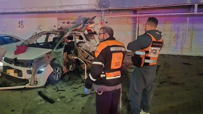 فيديو - وسائل إعلام إسرائيلية: ضحايا بانفجار سيارة قرب حيفا