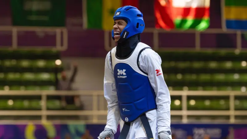 ألعاب التضامن الإسلامي - السعودية دنيا أبو طالب تحرز ذهبية التايكوندو