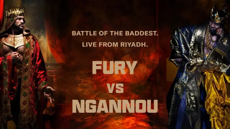موعد نزال الملاكمة بين تايسون فيوري وانجانو في موسم الرياض 2023 والقنوات الناقلة