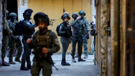 related_news_inside_blogsفيديو - فلسطينية تتحدى جنديا إسرائيليا في البلدة القديمة: هذه أرضنا