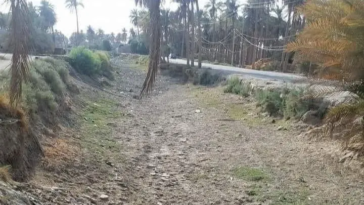 صور - العراق.. صور مرعبة لجفاف نهر شلال بشكل كامل
