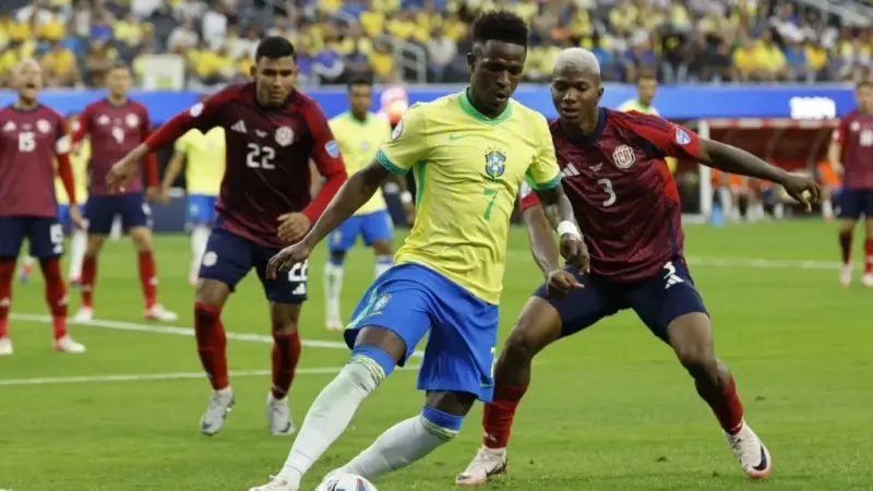 كوبا أميركا 2024 - أول تعليق لفينيسوس جونيور بعد التعادل ضد كوستاريكا