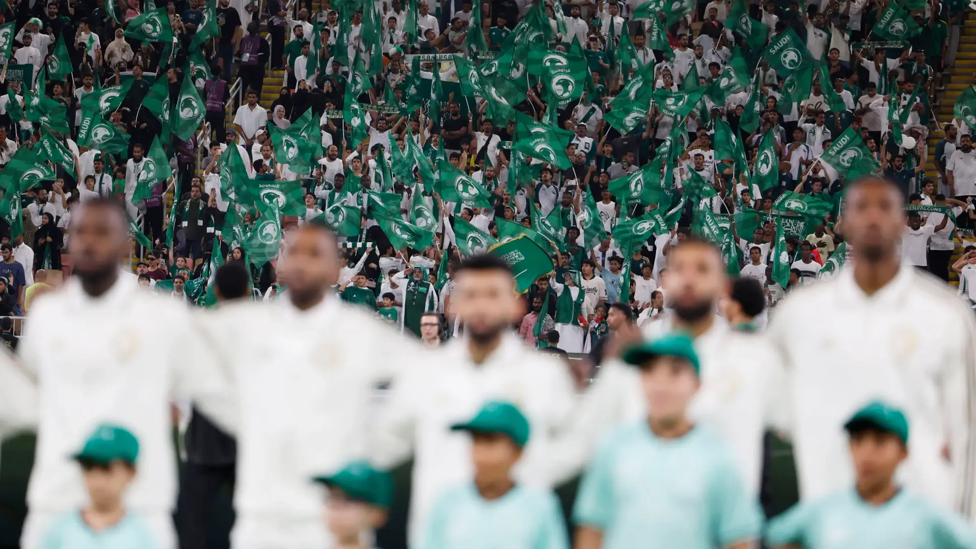 السعودية حسمت التأهل إلى نصف النهائي (رويترز) السعودية حسمت التأهل إلى نصف النهائي (رويترز)
