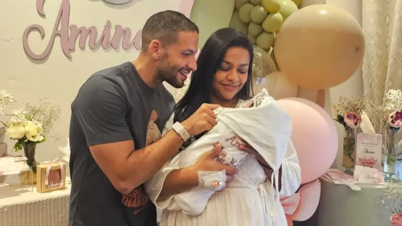 صور - من هو زوج أسماء أبو اليزيد؟ احتفلا باستقبال طفلتهما الأولى