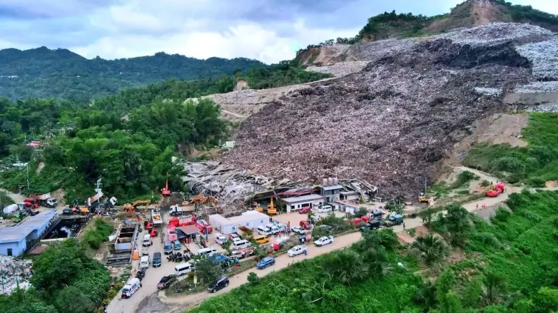 قتيل ومفقودون بانهيار مكب نفايات بالفلبين