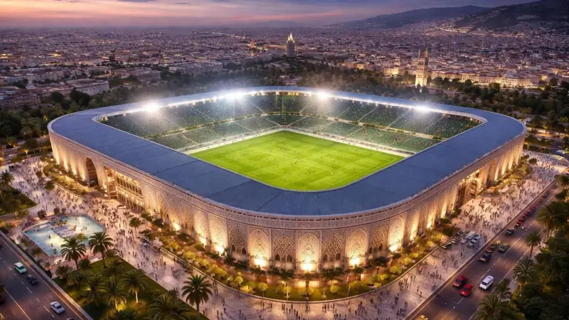تحديث ملعب الحسن الثاني بفاس.. يعزز البنى التحتية الرياضية في المغرب