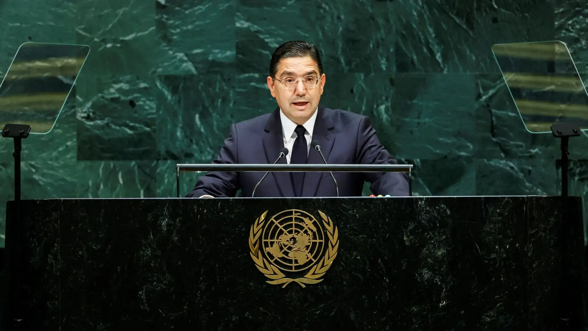 المغرب يتطلع إلى توسيع مساهمته في الجهود الدولية المرتبطة بحفظ السلم والأمن (رويترز) المغرب يتطلع إلى توسيع مساهمته في الجهود الدولية المرتبطة بحفظ السلم والأمن (رويترز)